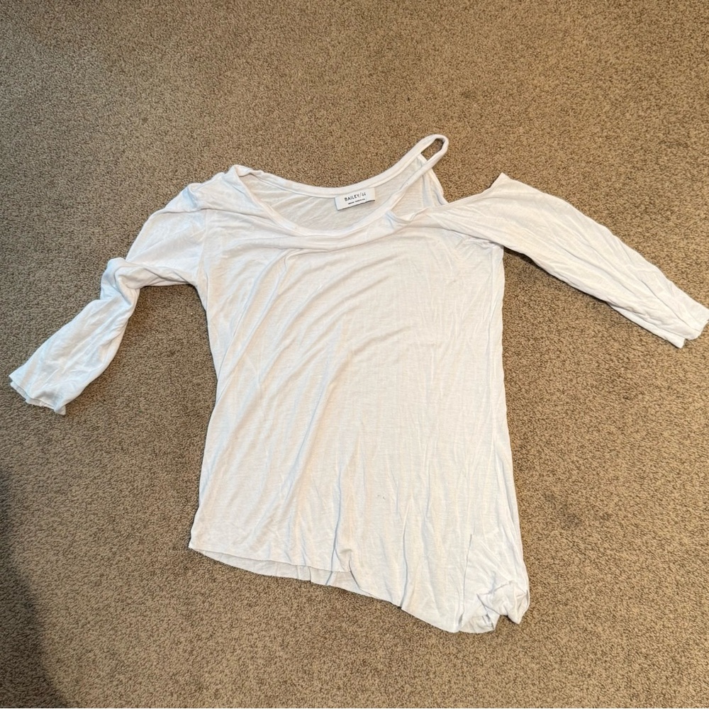 Bailey 44 Off-Shoulder White Blouse
